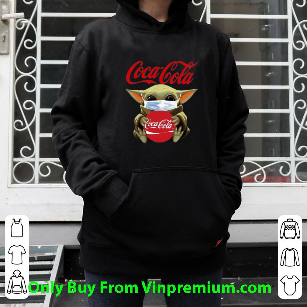 697fd40f hot star wars baby yoda mask coca cola covid 19 shirt 4 - Hot Star Wars Baby Yoda Mask Coca Cola Covid-19 shirt