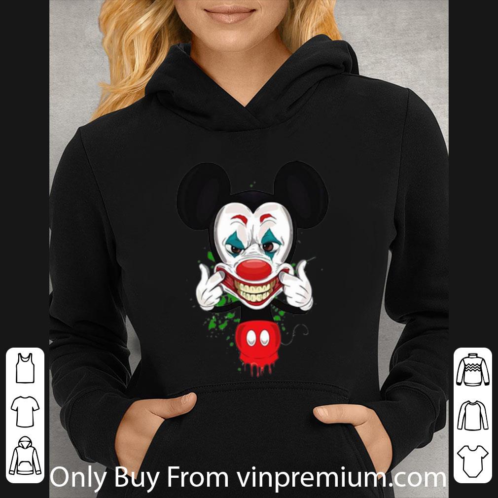 72018a2a awesome mickey mouse joker face shirt 4 - Awesome Mickey Mouse Joker Face shirt
