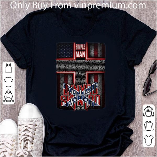 Premium Simple Man Lynyrd Skynyrd American Flag shirt