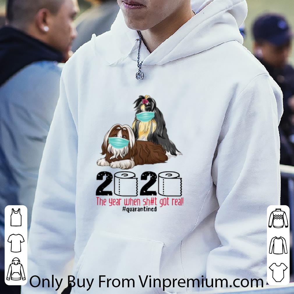 92b5ed9f official dogs mask 2020 the year when shit got real quarantined shirt 4 - Official Dogs Mask 2020 The Year When Shit Got Real #Quarantined shirt