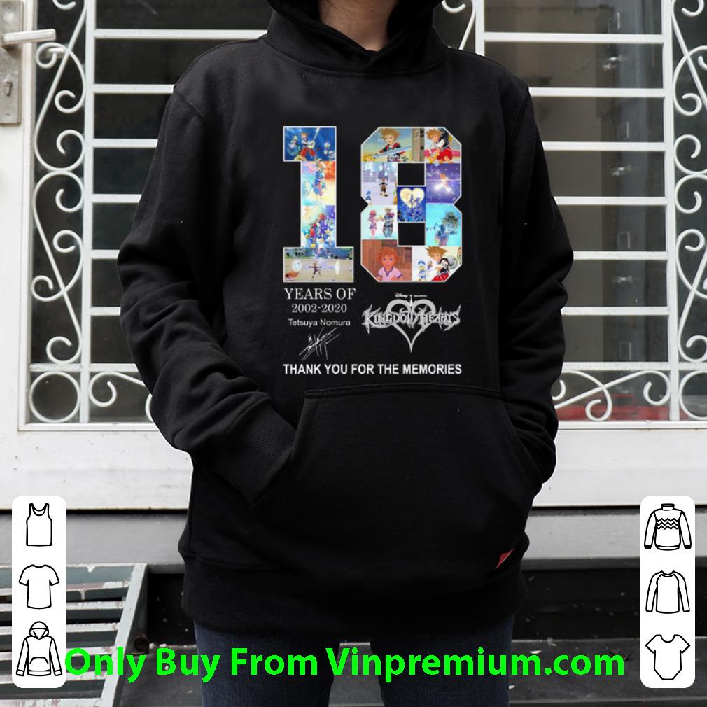 9629ac0e premium 18 years of kingdom hearts thank you for the memories signature shirt 4 - Premium 18 Years Of Kingdom Hearts Thank You For The Memories Signature shirt