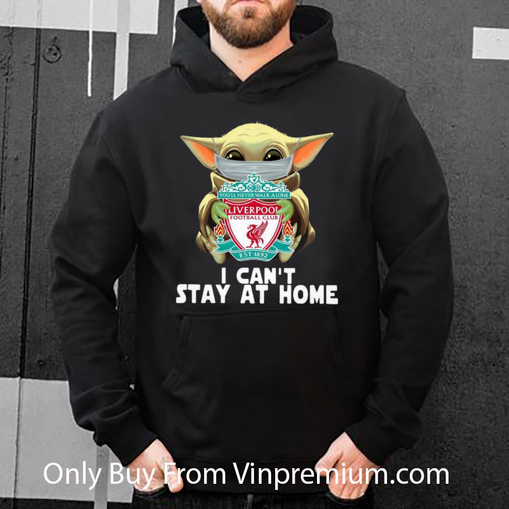 Awesome Star Wars Baby Yoda Mask Hug Liverpool I Can t Stay At Home shirt 4 - Awesome Star Wars Baby Yoda Mask Hug Liverpool I Can’t Stay At Home shirt