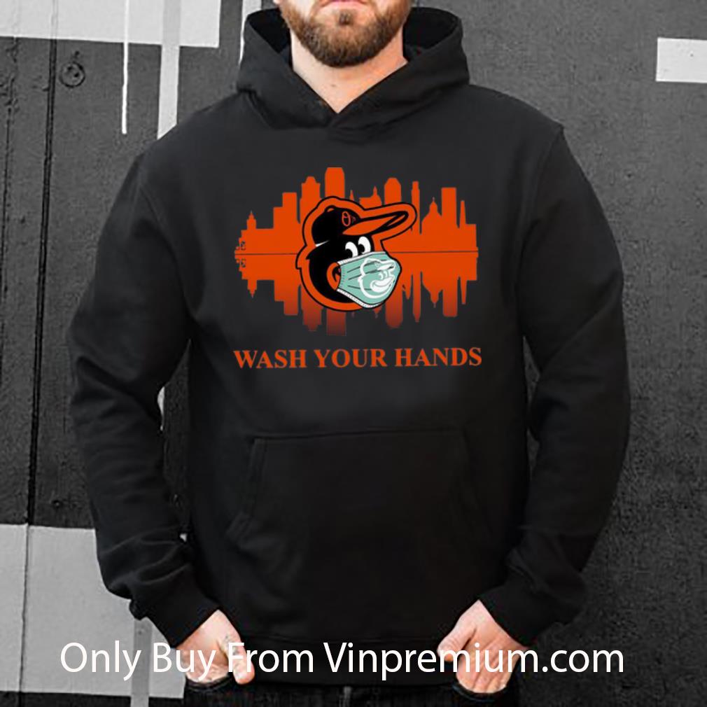 Official Baltimore Orioles Mask Wash Your Damn Hands Covid 19 shirt 4 - Official Baltimore Orioles Mask Wash Your Damn Hands Covid-19 shirt