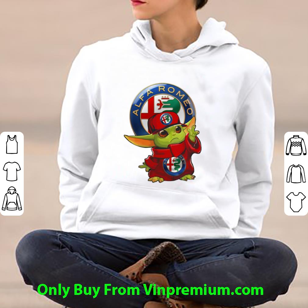 Original Star Wars Baby Yoda Alfa Romeo shirt 4 - Original Star Wars Baby Yoda Alfa Romeo shirt