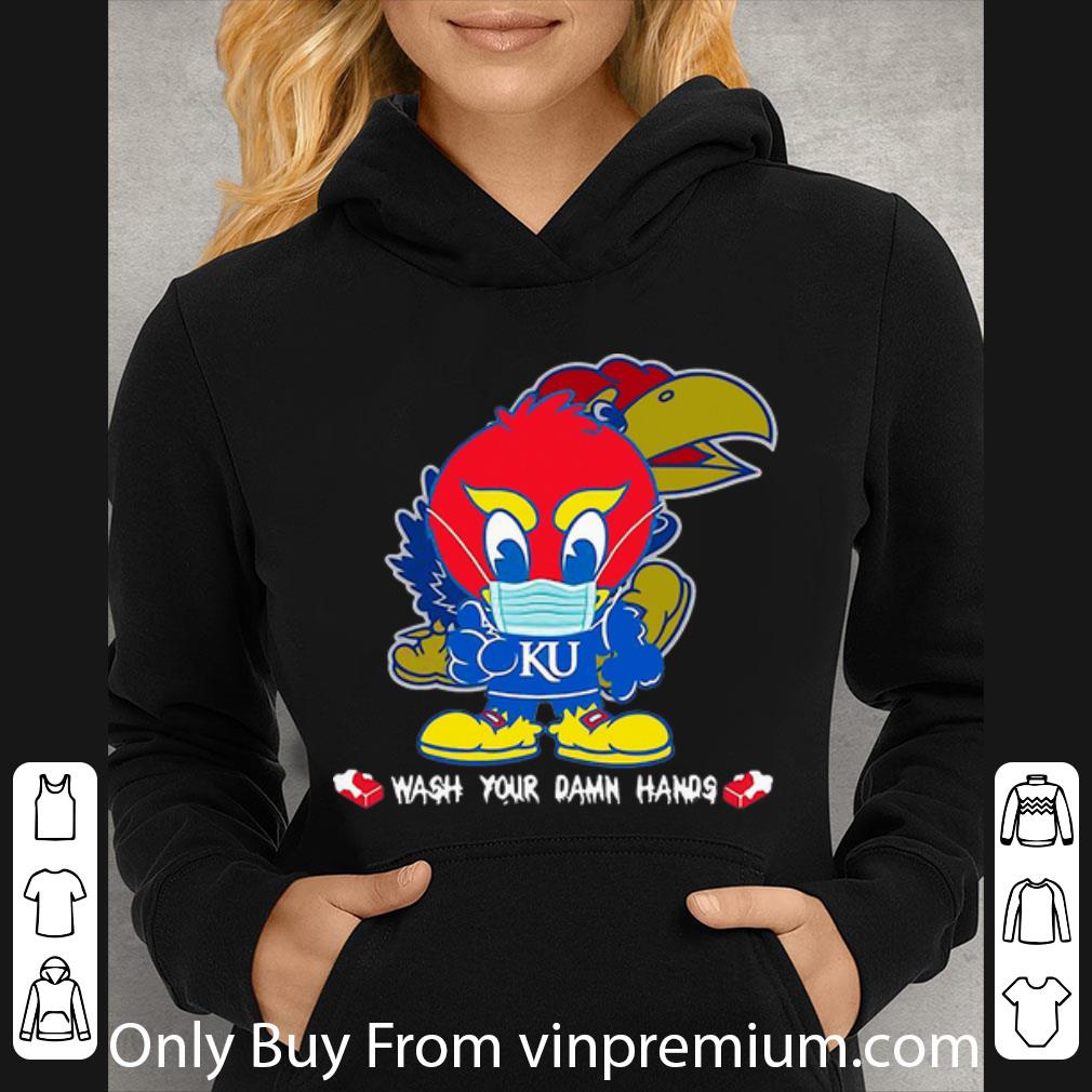 Pretty Kansas Jayhawks Wash Your Damn Hands Covid 19 shirt 4 - Pretty Kansas Jayhawks Wash Your Damn Hands Covid-19 shirt