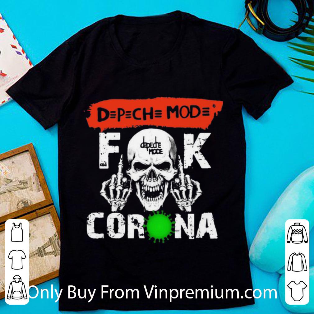 Hot Depeche Mode Fuck Corona shirt