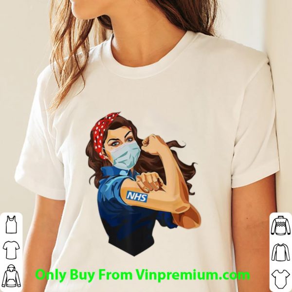 Awesome Strong Woman Tattoo NHS Covid-19 shirt