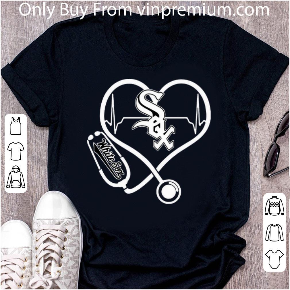 Premium Chicago White Sox Heartbeat Nurse Stethoscope shirt