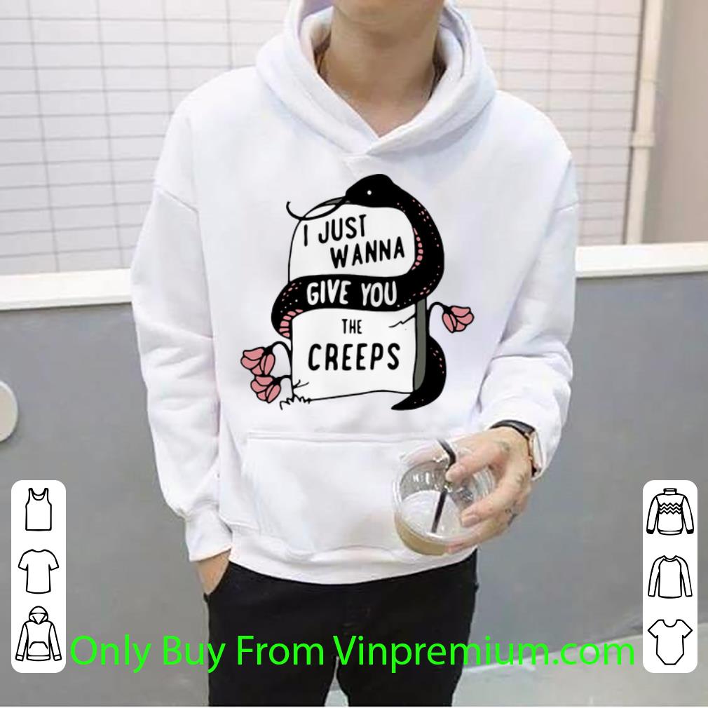 ba0294da awesome snake just wanna give you the creeps shirt 4 - Awesome Snake Just Wanna Give You The Creeps shirt