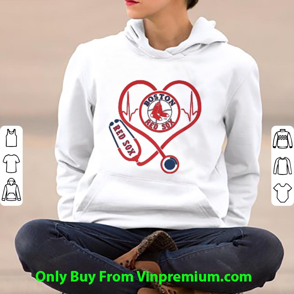 bd4d20c4 awesome love boston red sox stethoscope heartbeat shirt 4 - Awesome Love Boston Red Sox Stethoscope Heartbeat shirt