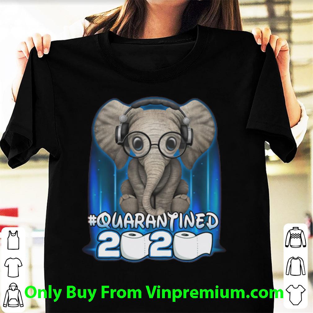Great Elephant #Quarantined 2020 Toilet Paper Covid-19 shirt