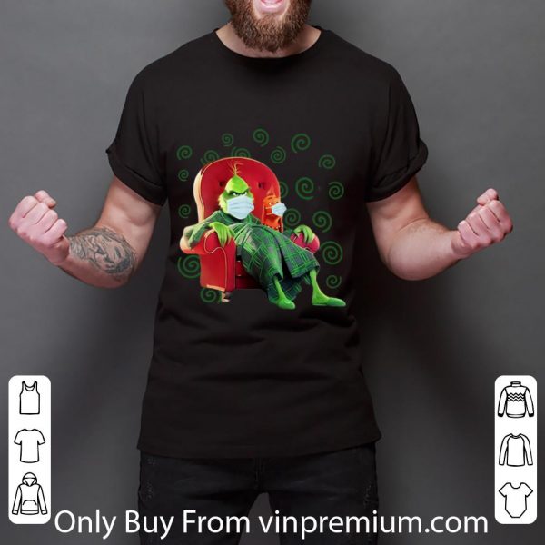 Original Grinch And Max Face Mask Stay At Home shirt