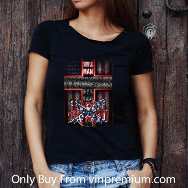 Premium Simple Man Lynyrd Skynyrd American Flag shirt