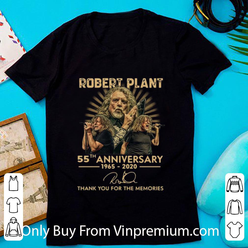 Great 55th Anniversary Robert Plant Signature shirt