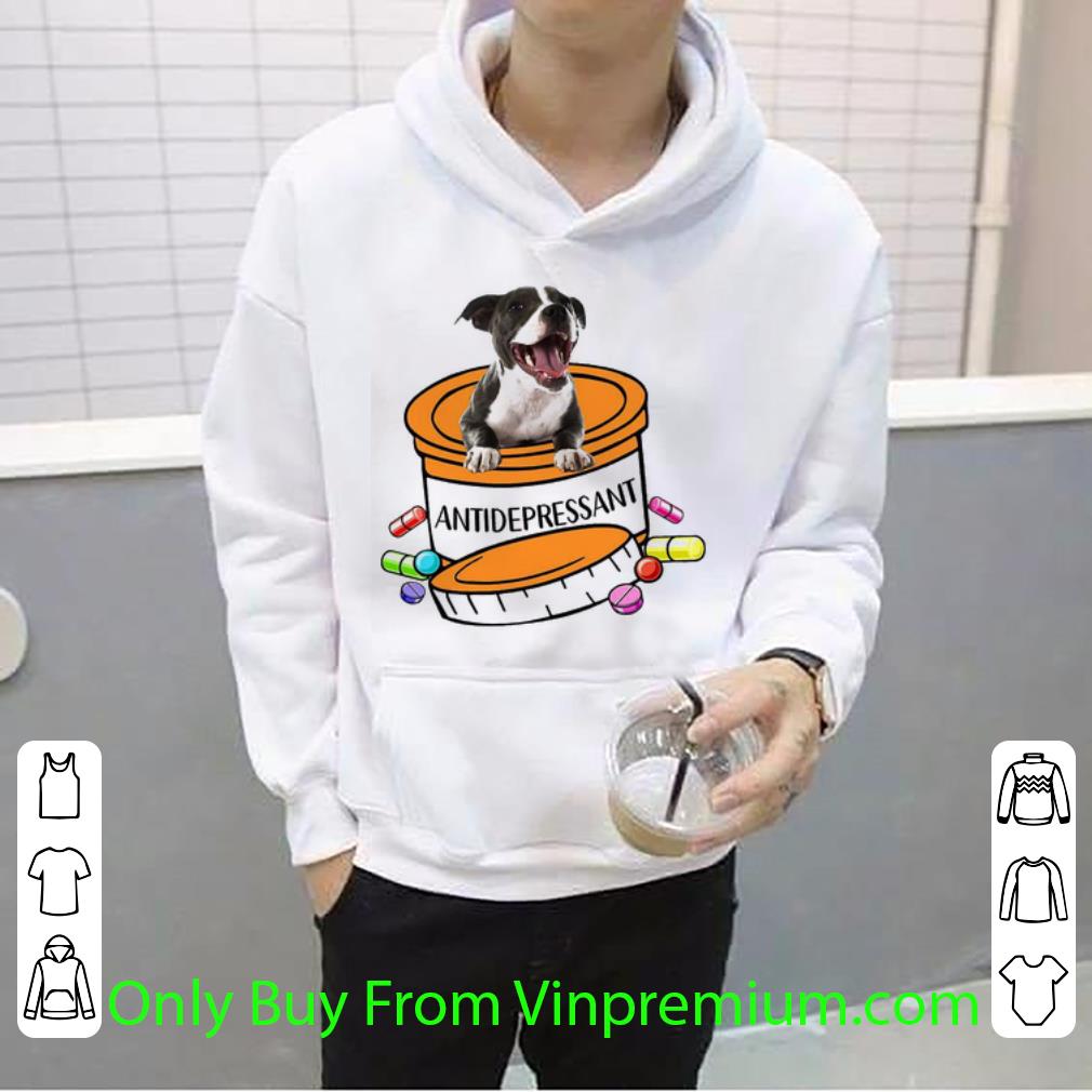 23a57a16 top staffordshire bull terrier antidepressant dog lovers shirt 4 - Top Staffordshire Bull Terrier Antidepressant Dog Lovers shirt