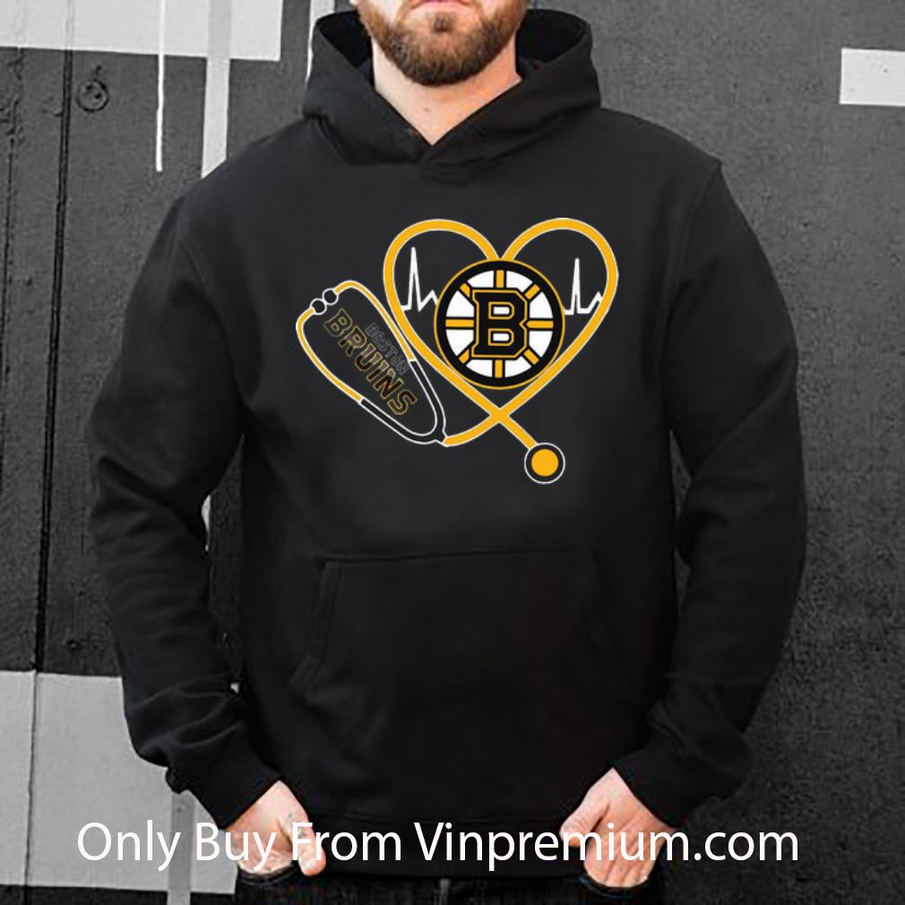 247781a7 pretty boston bruins nurse heartbeat stethoscope shirt 4 - Pretty Boston Bruins Nurse Heartbeat Stethoscope shirt