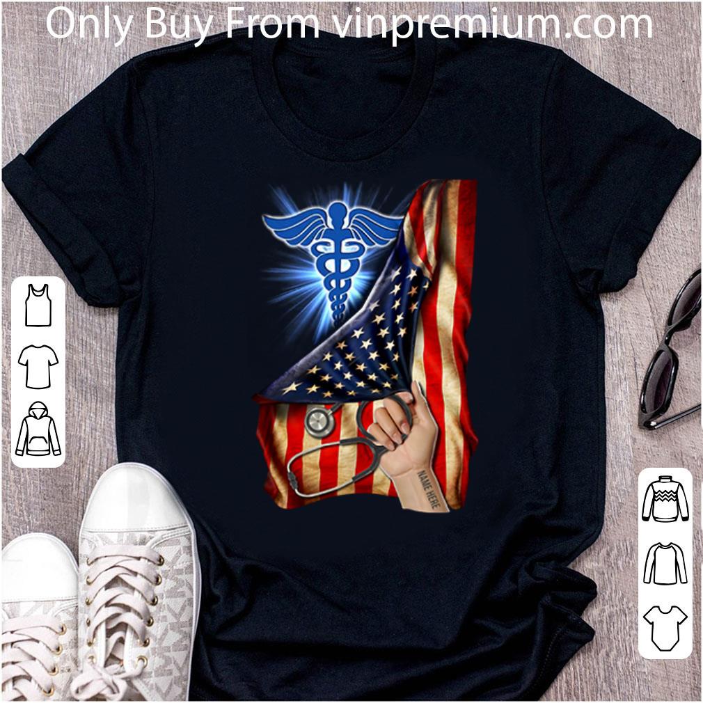 Original America Flag CNA Nurse Symbol shirt