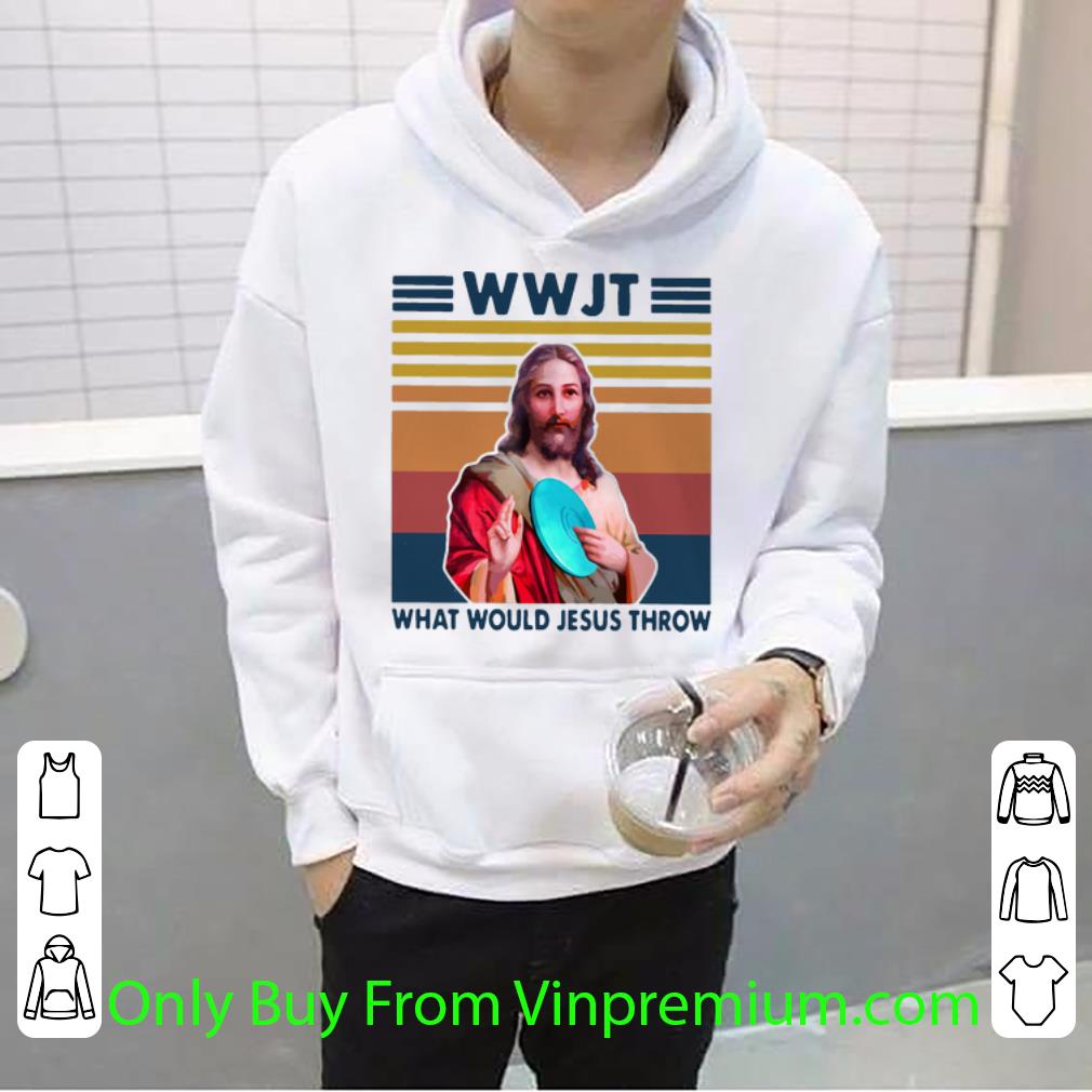 43b4beb6 original vintage wwjt what would jesus throw shirt 4 - Original Vintage WWJT What Would Jesus Throw shirt