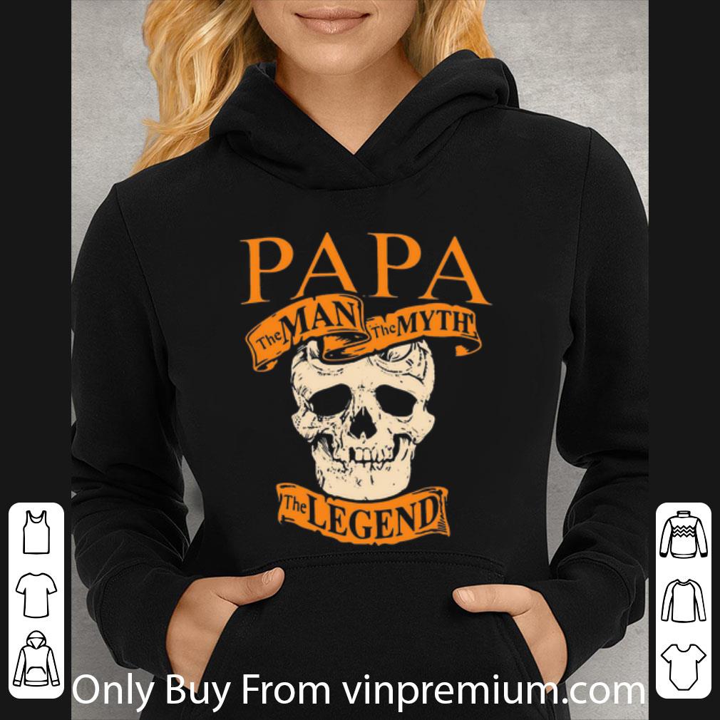 54b05b30 premium skull papa the man the myth the legend father s day shirt 4 - Premium Skull Papa The Man The Myth The Legend Father's Day shirt