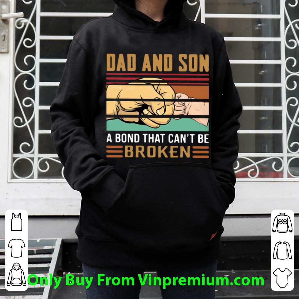 5d2859c0 premium vintage dad and son a bond that can t be broken father s day shirt 4 - Premium Vintage Dad And Son A Bond That Can’t Be Broken Father's Day shirt
