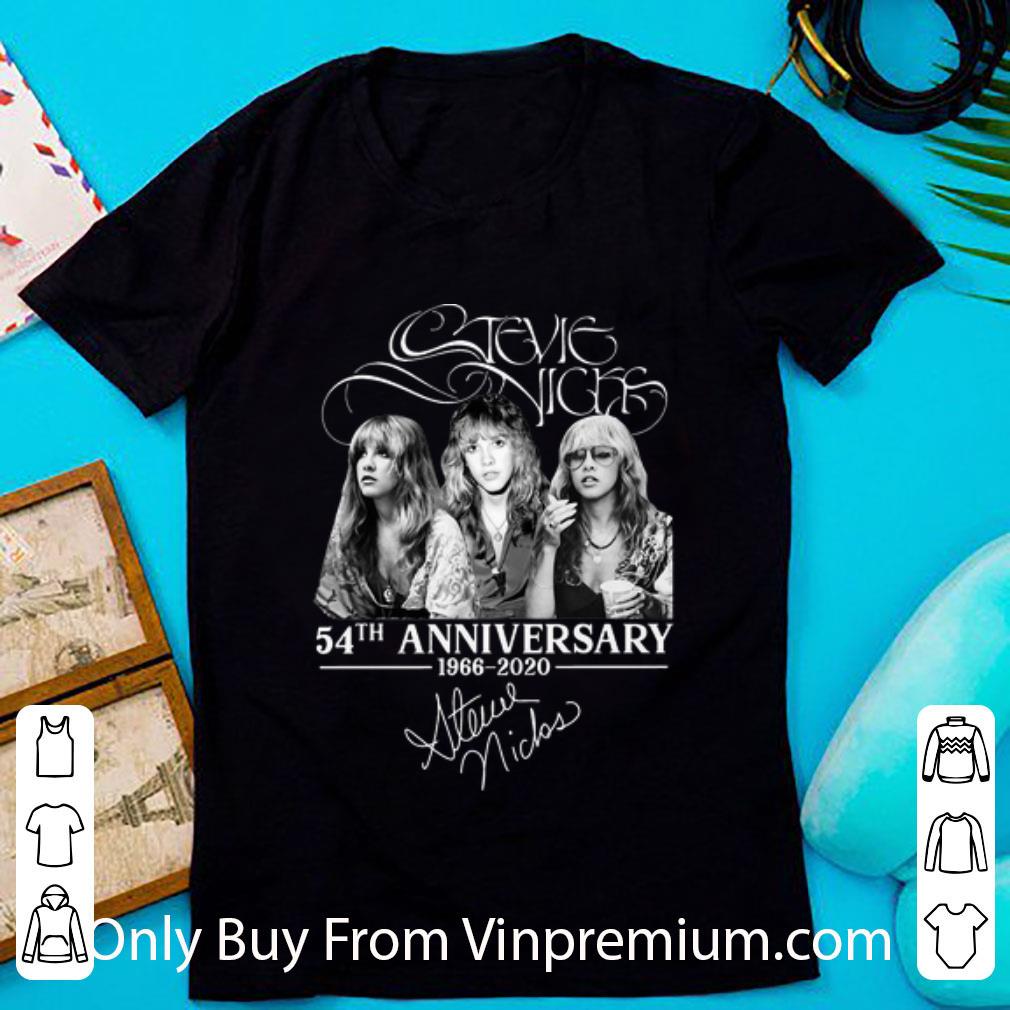 Premium Stevie Nicks 54th Anniversary 1966 2020 Signature shirt