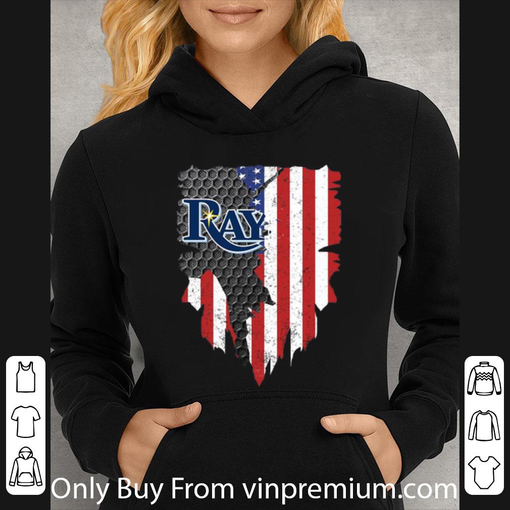 8d3f0c93 official tampa bay rays blood inside american flag shirt 4 - Official Tampa Bay Rays Blood Inside American Flag shirt