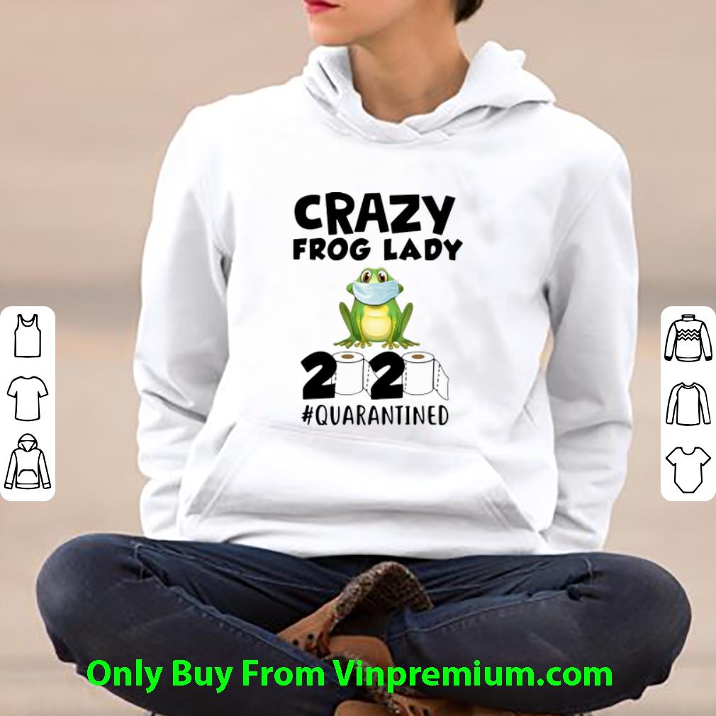 9aa3effd original crazy frog lady 2020 quarantined covid 19 shirt 4 - Original Crazy Frog Lady 2020 Quarantined Covid-19 shirt