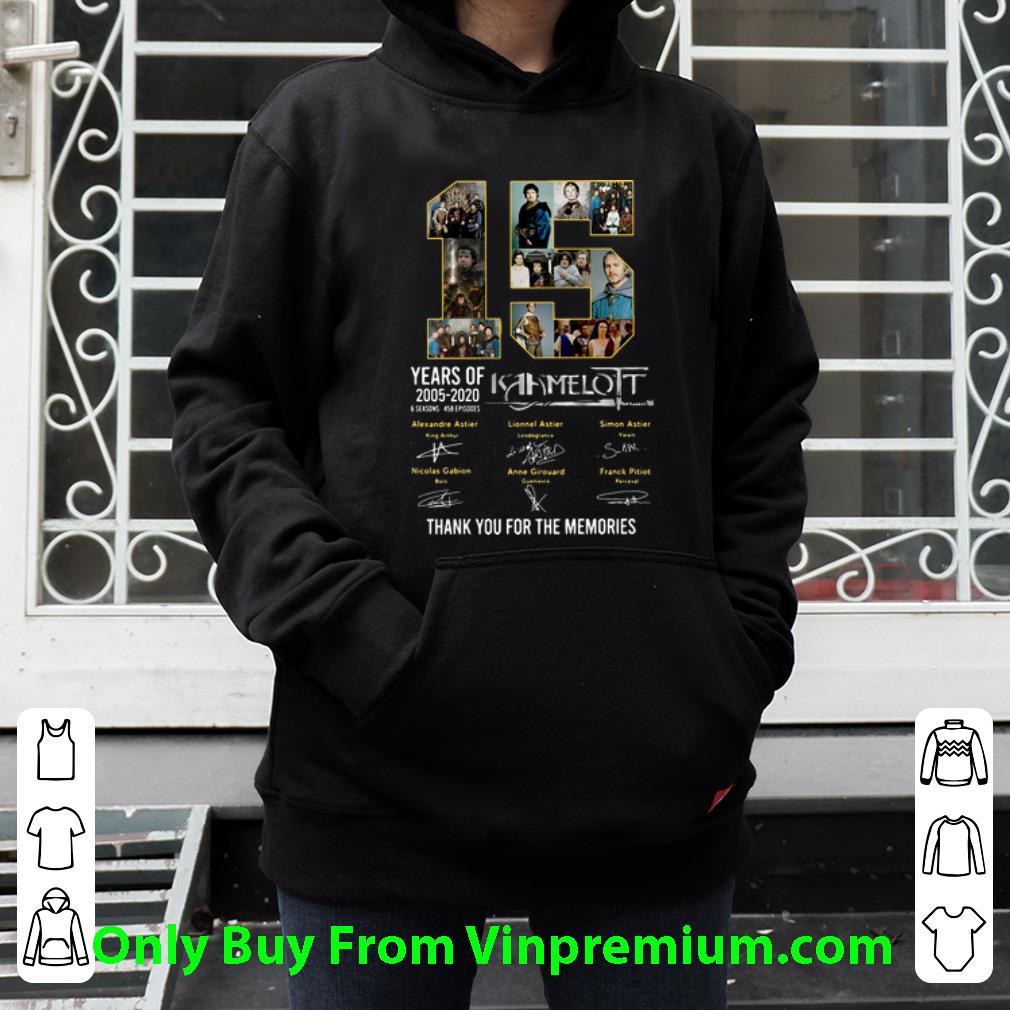 b251389b pretty 15 years of kaamelott thank you for the memories signatures shirt 4 - Pretty 15 Years Of Kaamelott Thank You For The Memories Signatures shirt