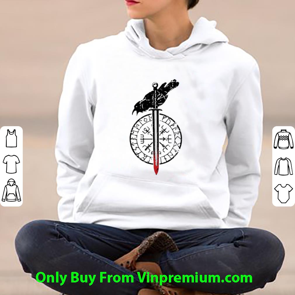 dee6e490 premium vegvisir raven shirt 4 - Premium Vegvisir Raven shirt