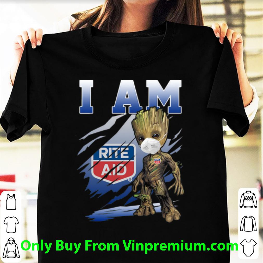 Awesome I Am Rite Aid Baby Groot Face Mask shirt