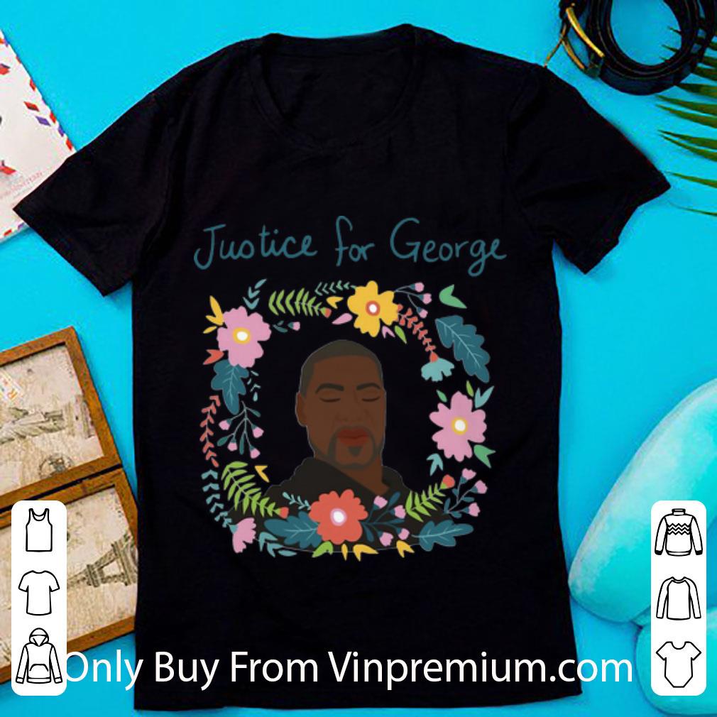 Nice George Floyd Justice For George Floral shirt