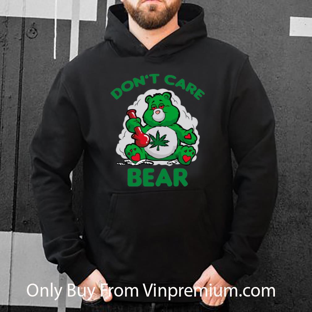 54acef51 great don t care bear smoking weed shirt 4 - Great Don't Care Bear Smoking Weed shirt