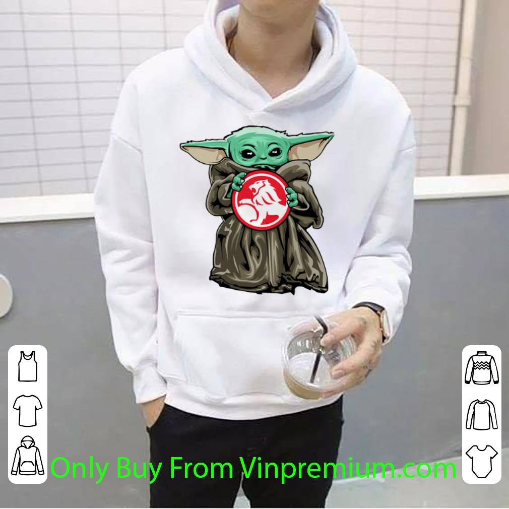 6ed6a203 premium star wars baby yoda hug holden logo shirt 4 - Premium Star Wars Baby Yoda Hug Holden Logo shirt