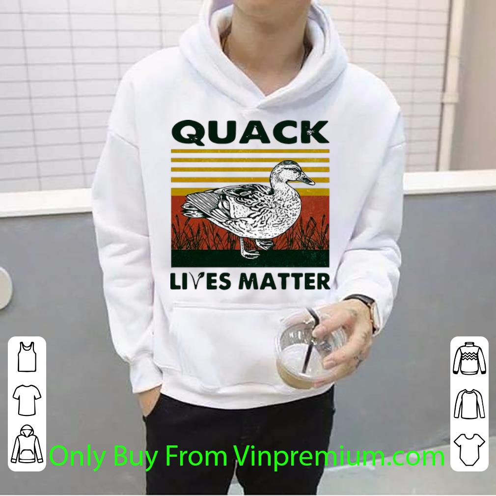 bca5b3fa awesome vintage duck quack lives matter shirt 4 - Awesome Vintage Duck Quack Lives Matter shirt