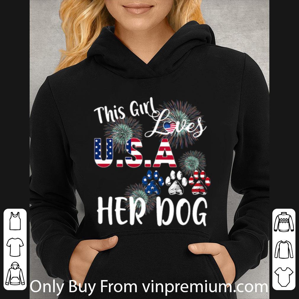 d060b7db hot this girl loves usa and her dog american flag independence day shirt 4 - Hot This Girl Loves USA And Her Dog American Flag Independence Day shirt