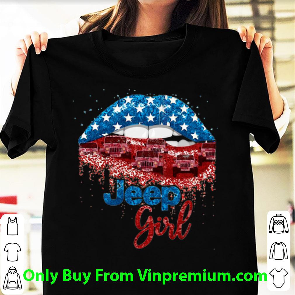 Awesome Jeep Girl Lips shirt