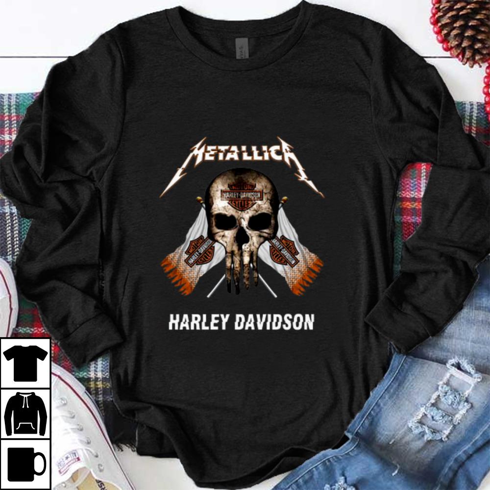 Original Skull Metallica Harley Davidson shirt