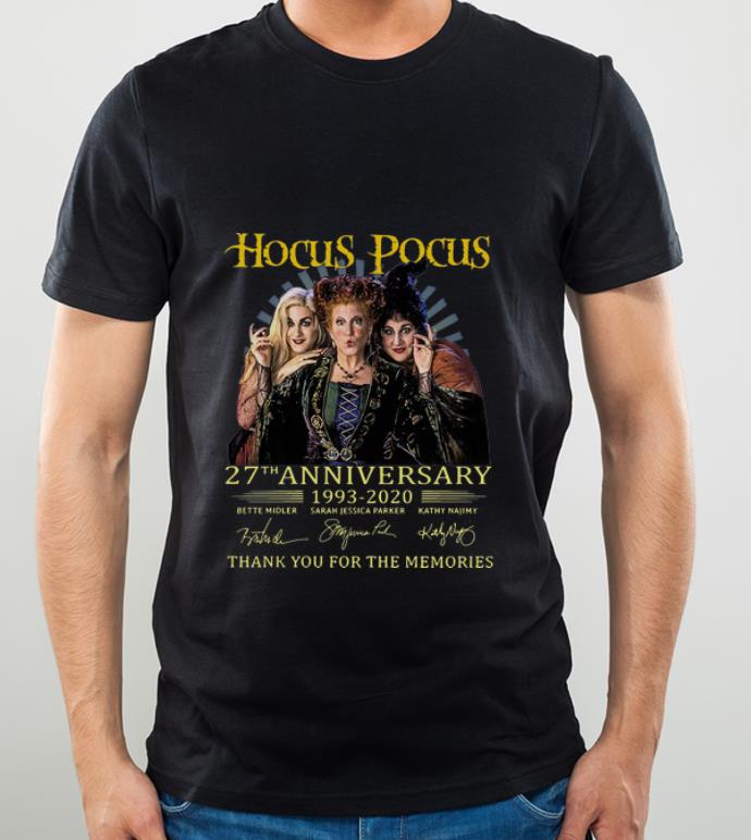 1f554555 official hocus pocus 27th anniversary thank you for the memories signatures shirt 4 - Official Hocus Pocus 27th Anniversary Thank You For The Memories Signatures shirt