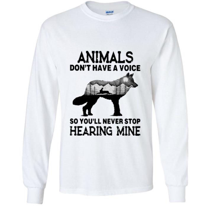 2693bb93 pretty animals don t have a voice so you ll never stop hearing mine shirt 4 - Pretty Animals Don’t Have A Voice So You’ll Never Stop Hearing Mine shirt