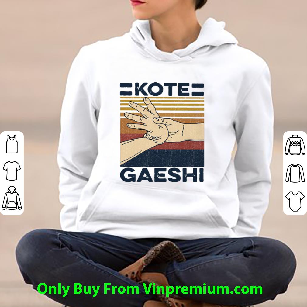 27eb682d awesome vintage kote gaeshi shirt 4 - Awesome Vintage Kote Gaeshi shirt