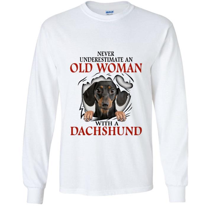 28907d35 pretty never underestimate an old woman with a dachshund shirt 4 - Pretty Never Underestimate An Old Woman With A Dachshund shirt
