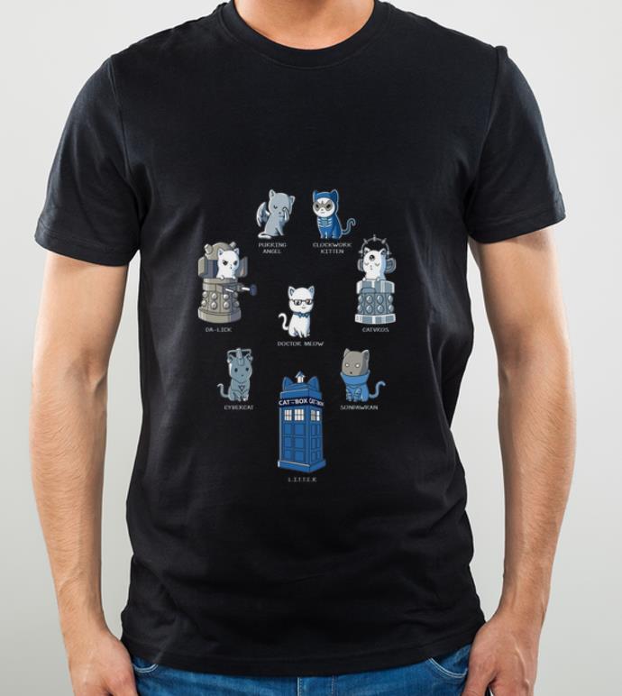 2e1a673e original purring angel clockwork kitten da lick catvros doctor meow shirt 4 - Original Purring Angel Clockwork Kitten Da Lick Catvros Doctor Meow shirt