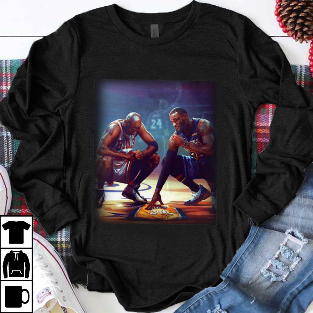 Official Lebron James And Michael Jordan Memorial Kobe Bryant shirt