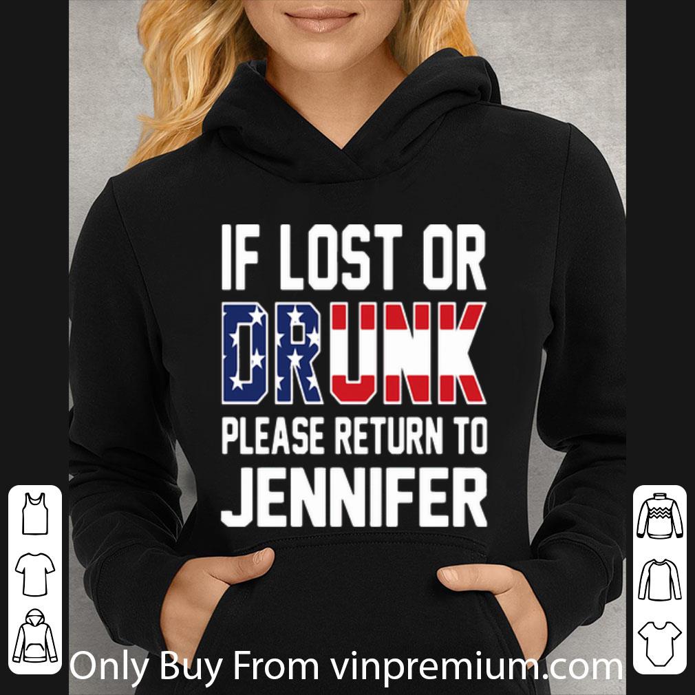 5111bc94 official if lost or drunk please return to jennifer american flag shirt 4 - Official If Lost Or Drunk Please Return To Jennifer American Flag shirt