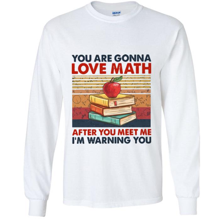 621e0d1b premium vintage you are gonna love math after you meet me i m warning you shirt 4 - Premium Vintage You Are Gonna Love Math After You Meet Me I’m Warning You shirt