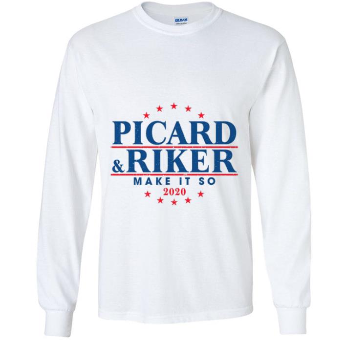 63bb379a great picard riker make it so 2020 shirt 4 - Great Picard & Riker Make It So 2020 shirt