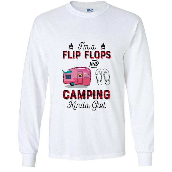 7a2f1a1c original i m a flip flop and camping kinda girl shirt 4 - Original I'm A Flip Flop And Camping Kinda Girl shirt