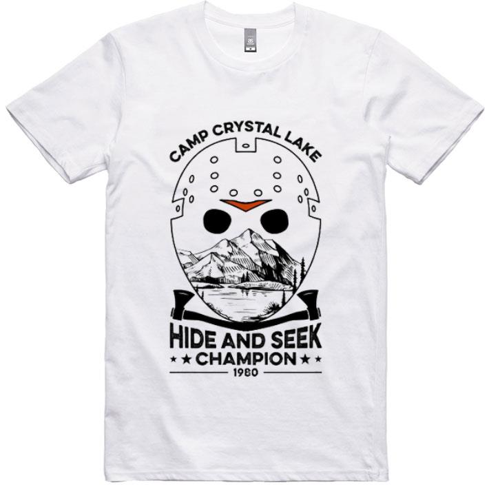 Awesome Jason Voorhees Camp Crystal Lake Hide And Seek Champion 1980 shirt