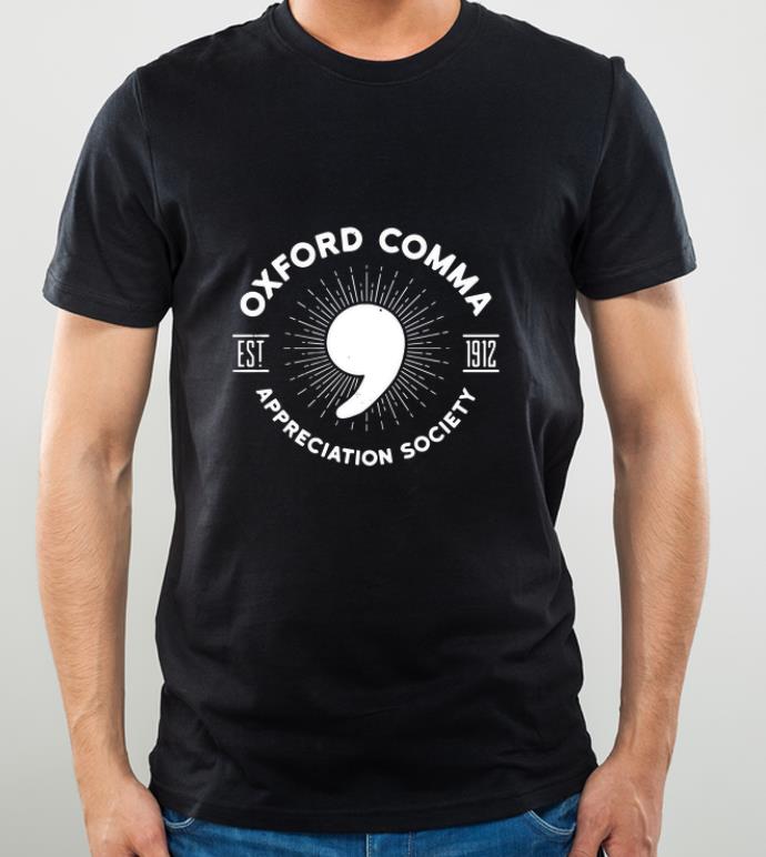 93ee4422 hot oxford comma est 1912 appreciation society shirt 4 - Hot Oxford Comma Est 1912 Appreciation Society shirt