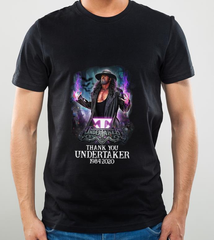 960bd2e6 hot thank you undertaker 1984 2020 mark william calaway shirt 4 - Hot Thank You Undertaker 1984-2020 Mark William Calaway shirt